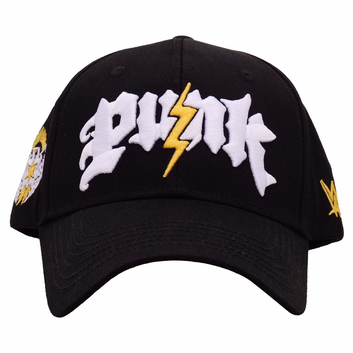 Men's Black CM Punk Electric Punk Snapback Hat 17 Men's Black CM Punk Electric Punk Snapback Hat