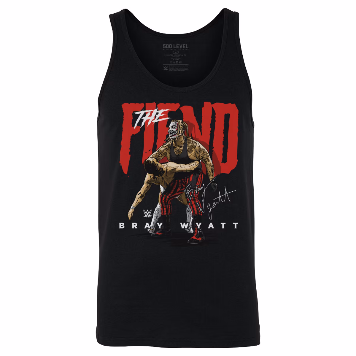 Men's 500 Level Black Bray Wyatt The Fiend Tank Top 1 Men's 500 Level Black Bray Wyatt The Fiend Tank Top