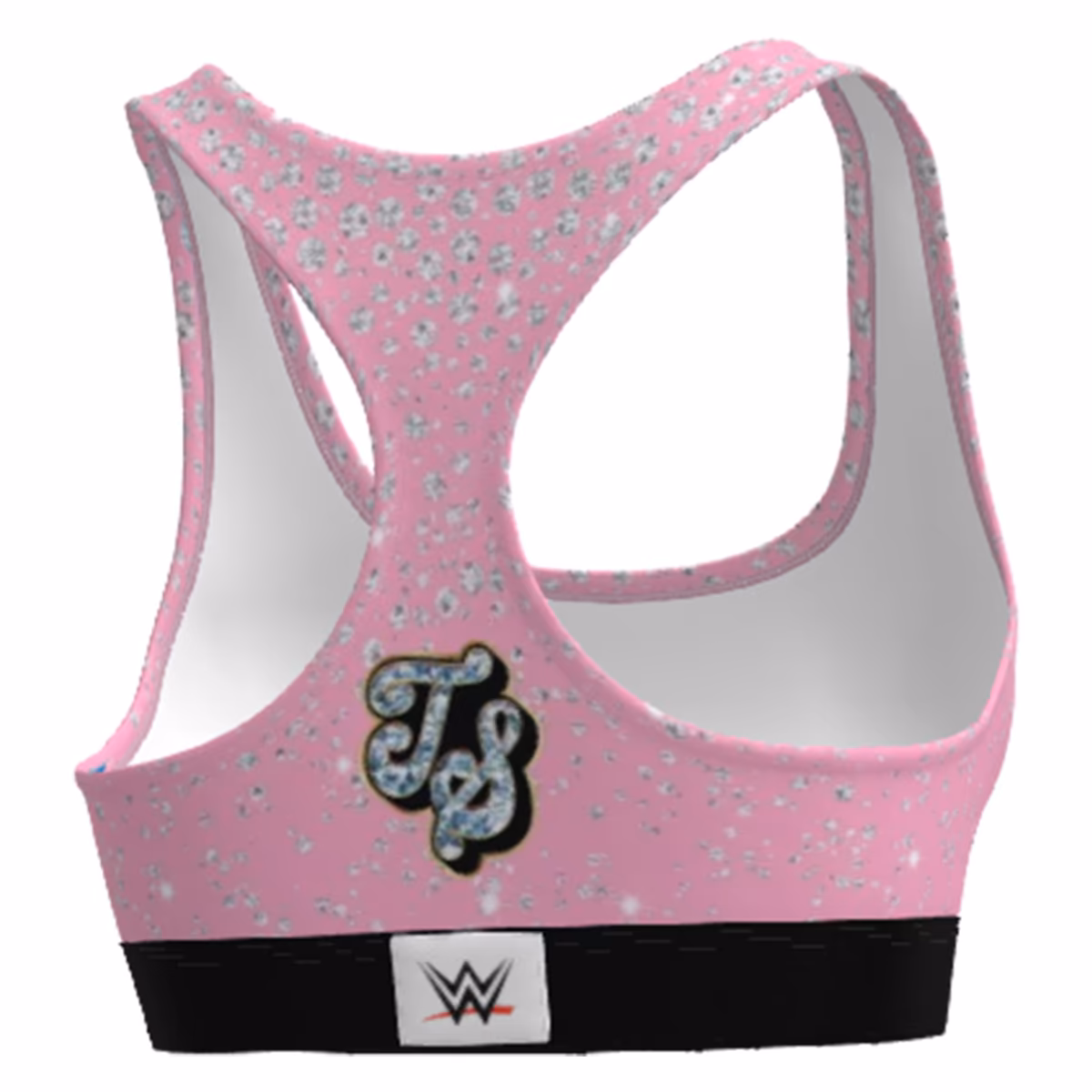 Women's Contenders Clothing Tiffany Stratton Pink Diamonds Sports Bra 7 Women's Contenders Clothing Tiffany Stratton Pink Diamonds Sports Bra