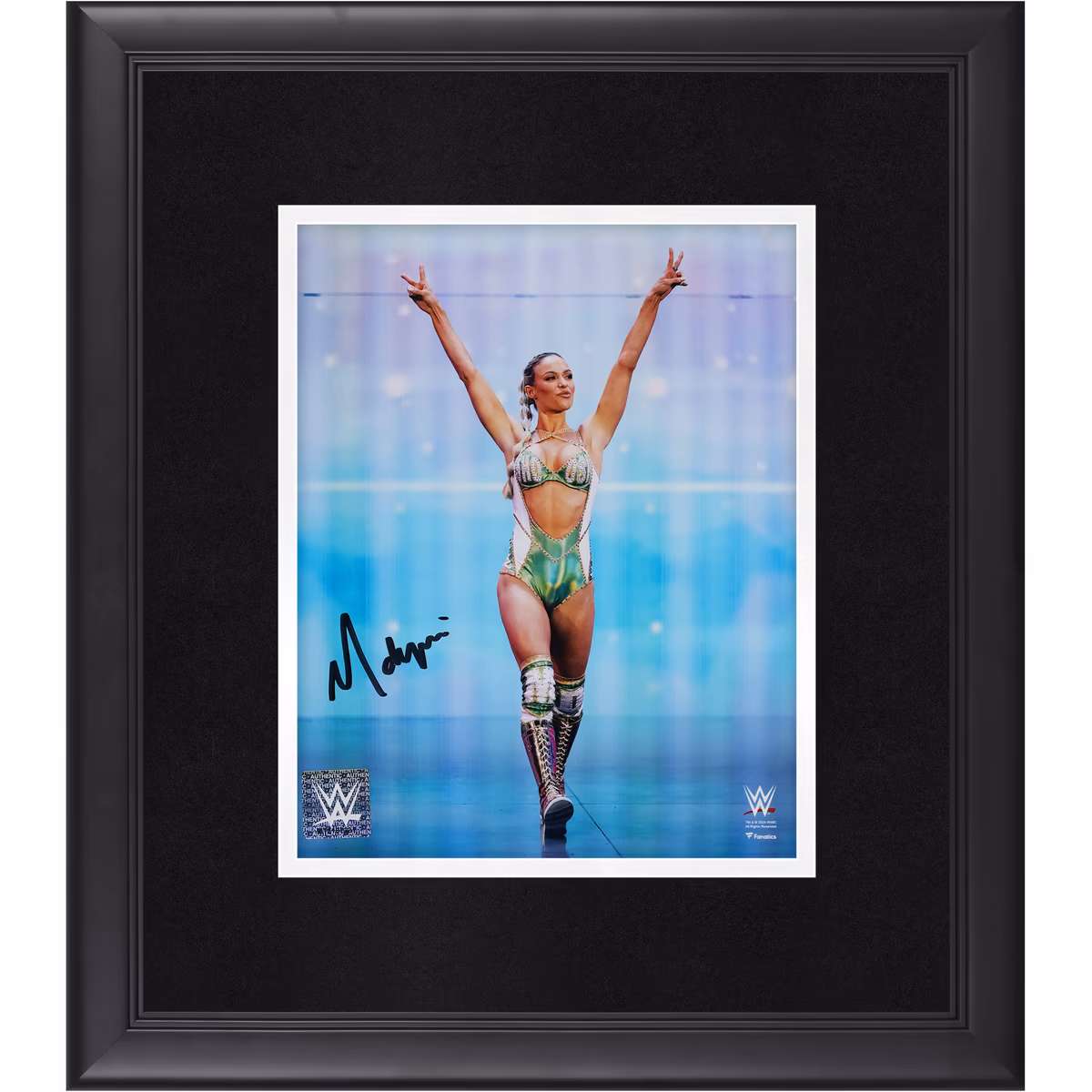 Maxxine Dupri WWE Autographed Framed 8" x 10" Entrance Photograph