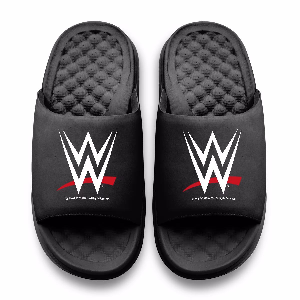 Youth ISlide WWE Logo Motive Slide Sandals 3 Youth ISlide WWE Logo Motive Slide Sandals
