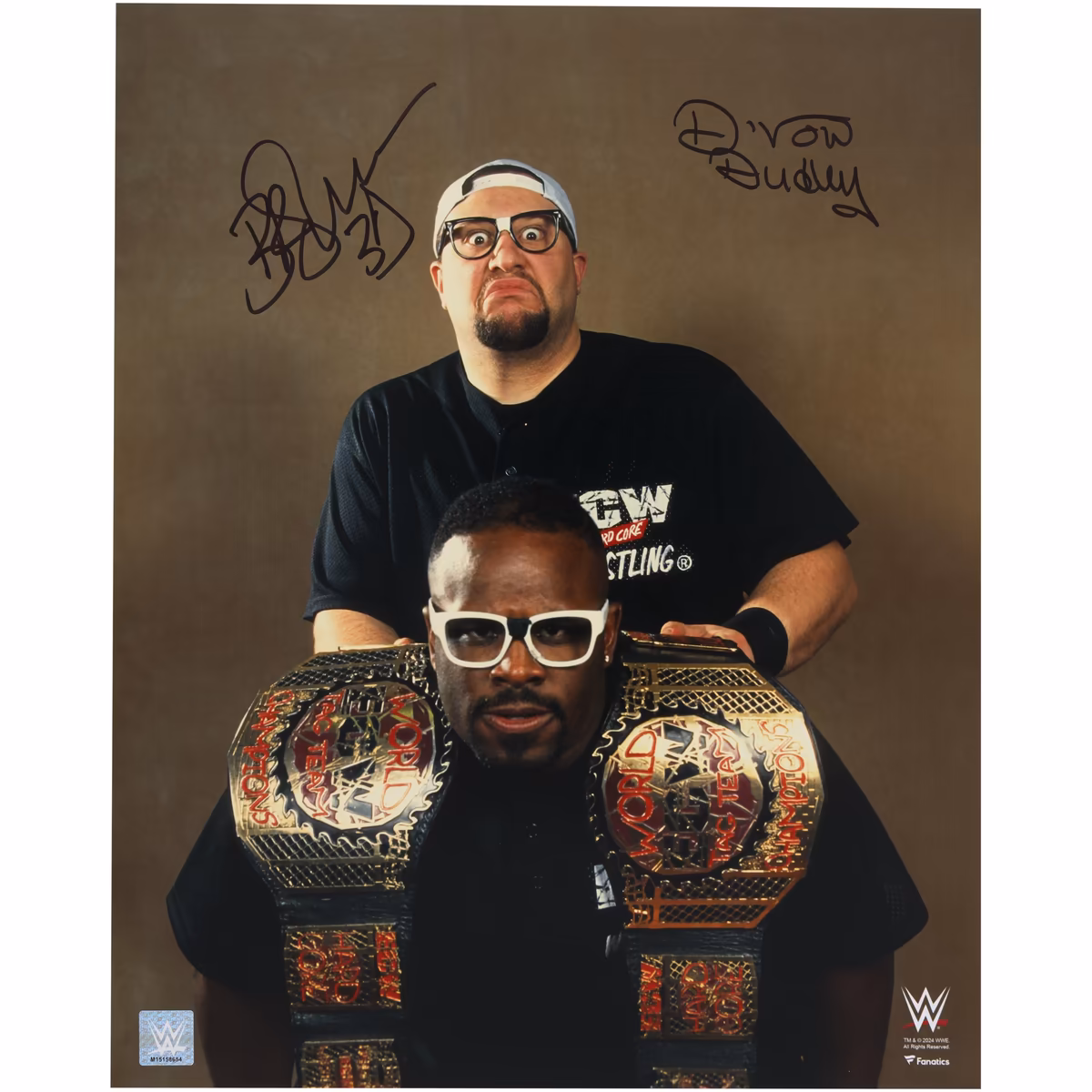 The Dudley Boyz WWE Autographed 16" x 20" ECW Tag Team Champions Photograph