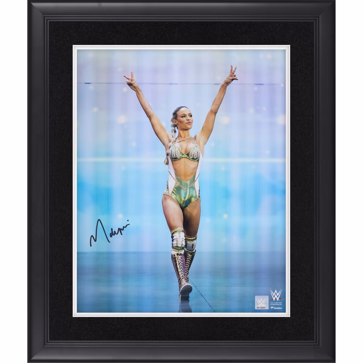 Maxxine Dupri WWE Autographed Framed 16" x 20" Entrance Photograph