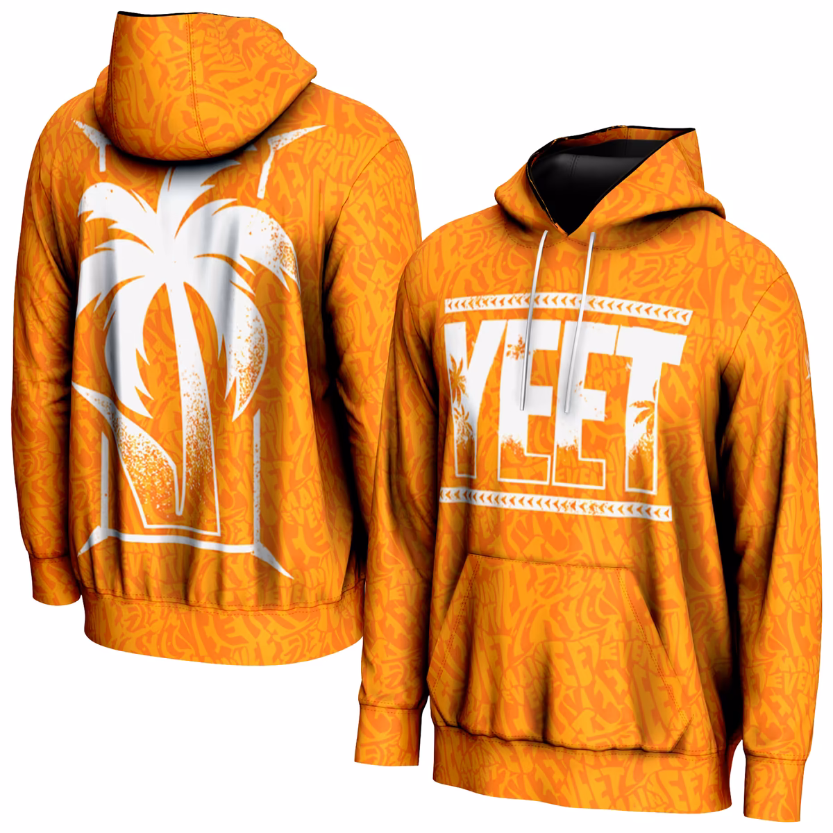 Men's ProSphere Orange Jey Uso Yeet Camo Pullover Hoodie 2 Men's ProSphere Orange Jey Uso Yeet Camo Pullover Hoodie
