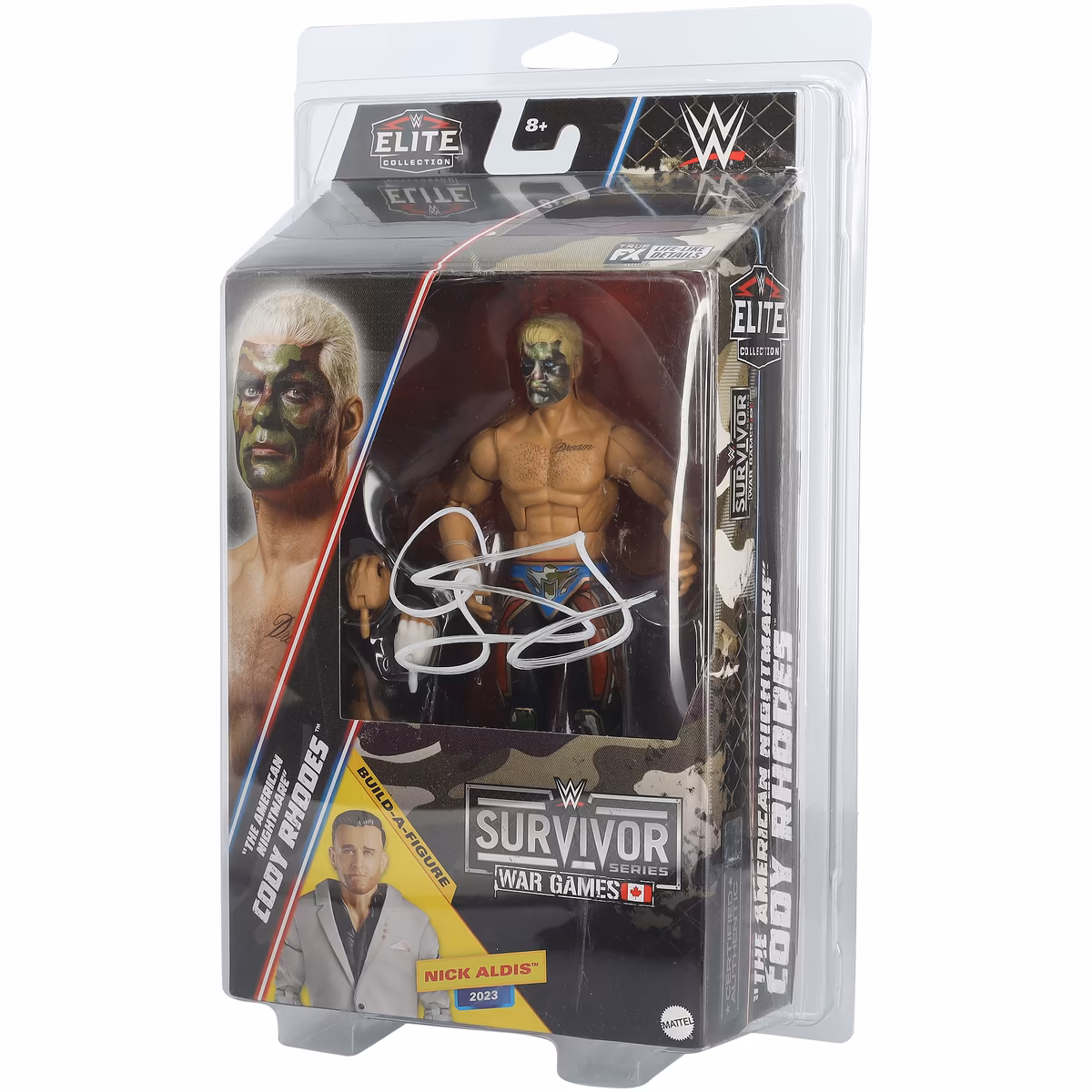 Cody Rhodes WWE Autographed Mattel 2025 Survivor Series Elite Collection Action Figure 13 Cody Rhodes WWE Autographed Mattel 2025 Survivor Series Elite Collection Action Figure