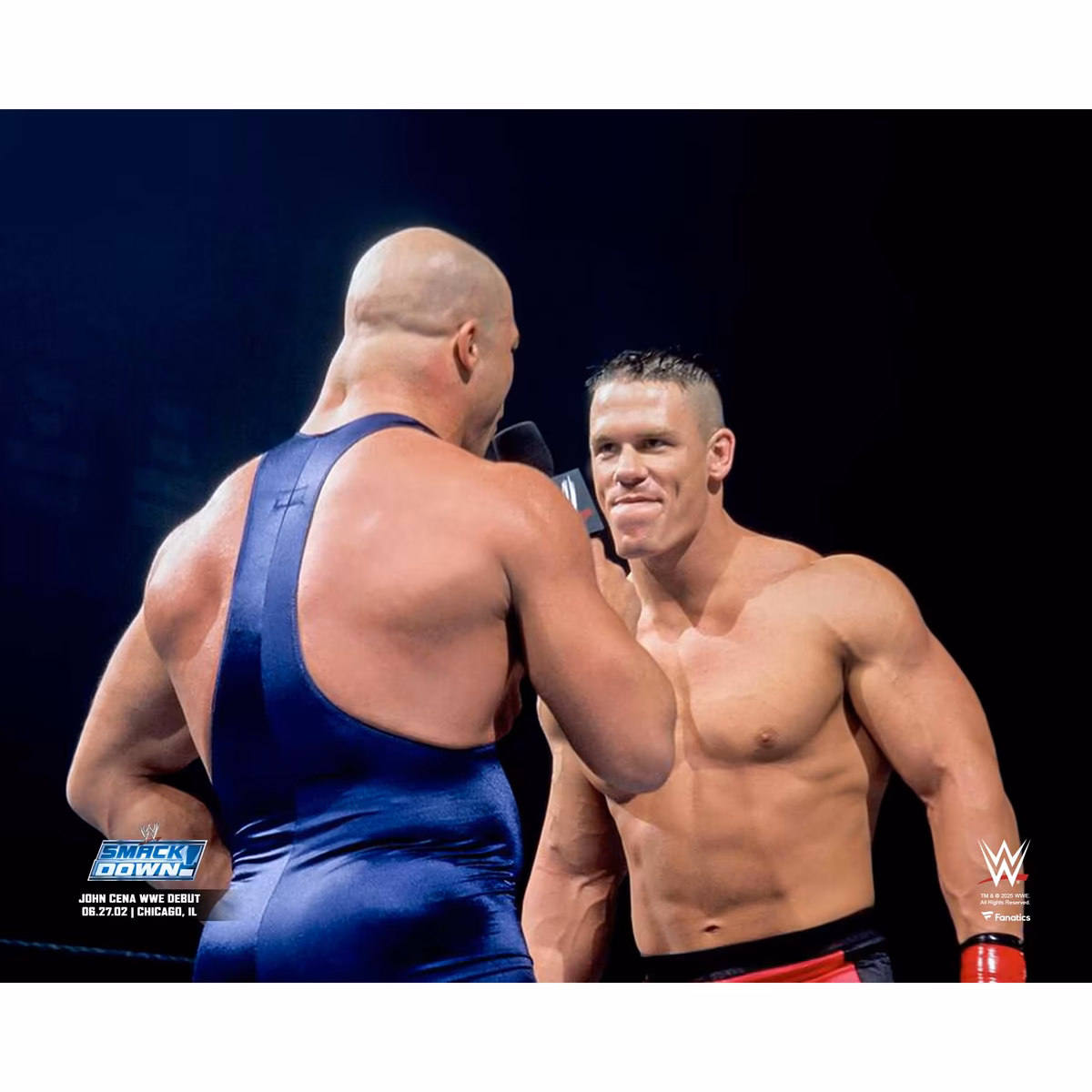 John Cena WWE Unsigned In-Ring Debut Photograph