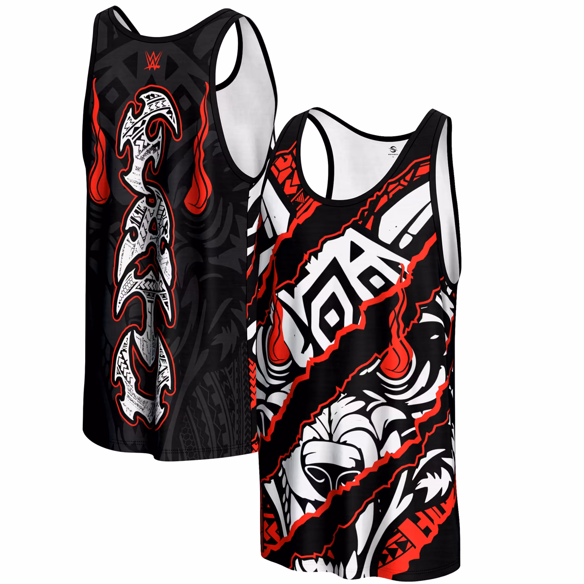 Men's ProSphere Black Jacob Fatu Claw Mark Tank Top