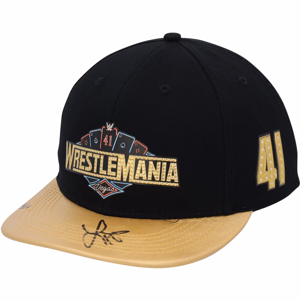 Liv Morgan WWE Autographed WrestleMania 41 Gold Brim Snapback Cap - Limited Edition of 25 9 Liv Morgan WWE Autographed WrestleMania 41 Gold Brim Snapback Cap - Limited Edition of 25