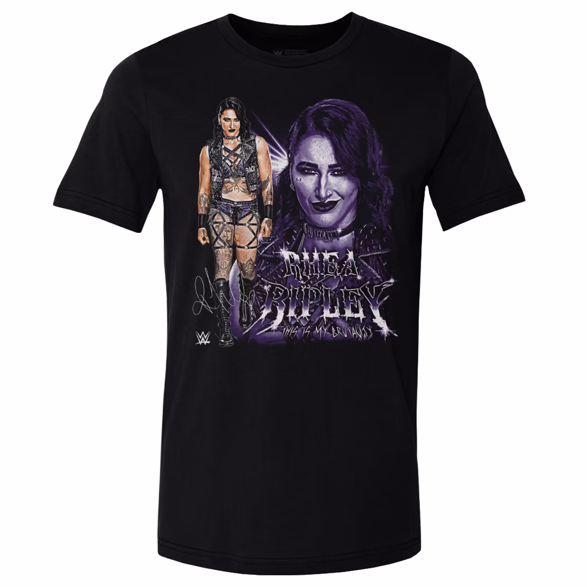 Men's 500 Level Black Rhea Ripley Vintage T-Shirt 2 Men's 500 Level Black Rhea Ripley Vintage T-Shirt
