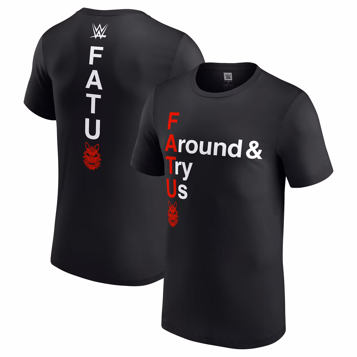 Men's Black Jacob Fatu F Around & Try Us T-Shirt