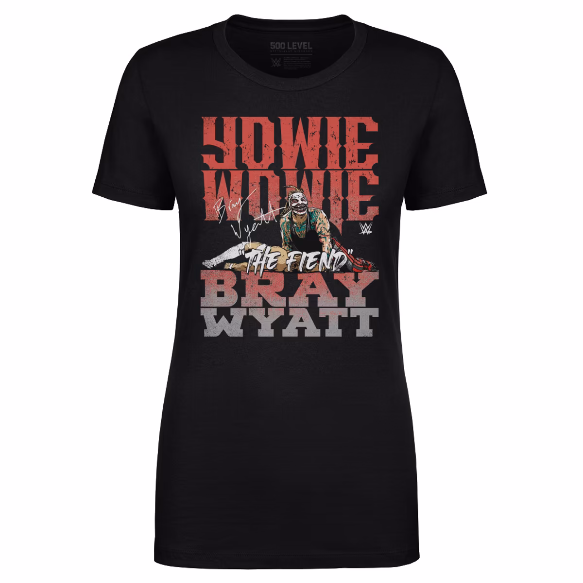 Women's 500 Level Black Bray Wyatt Yowie Wowie T-Shirt