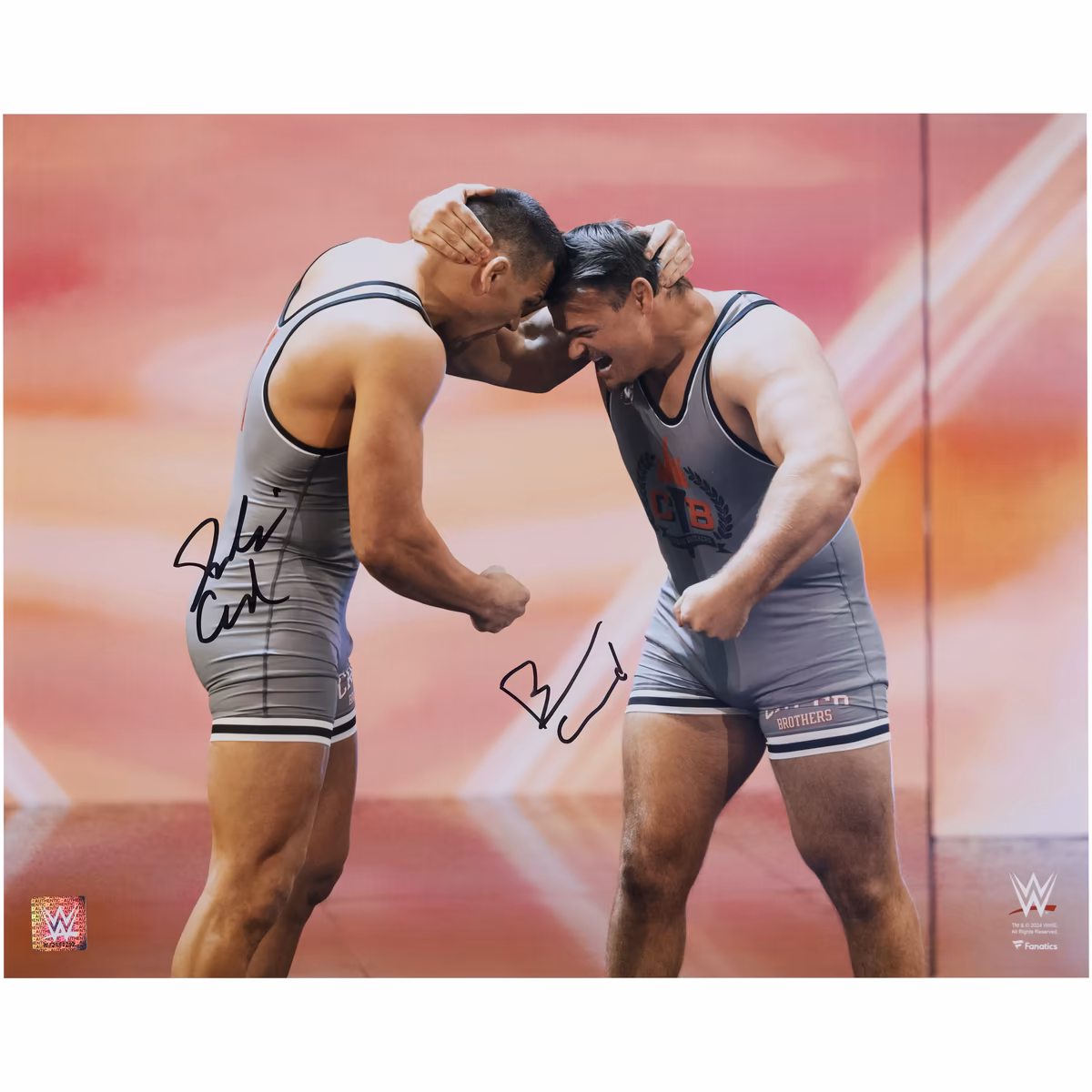 Creed Brothers WWE Autographed 16" x 20" Entrance Photograph