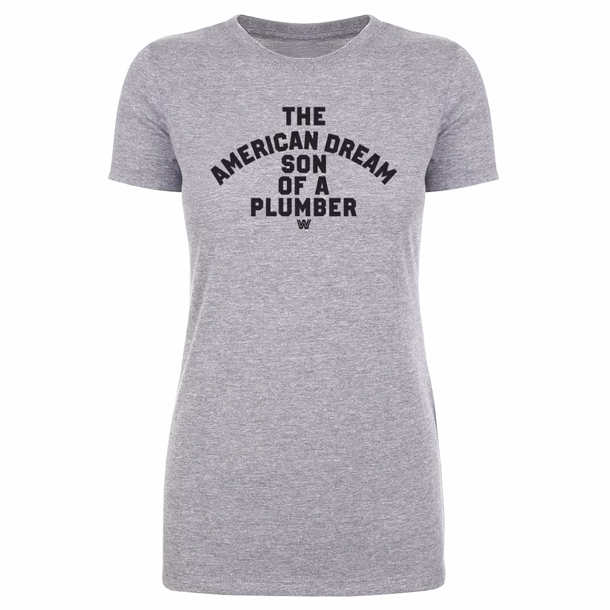 Women's 500 Level Gray Dusty Rhodes Son of a Plumber T-Shirt