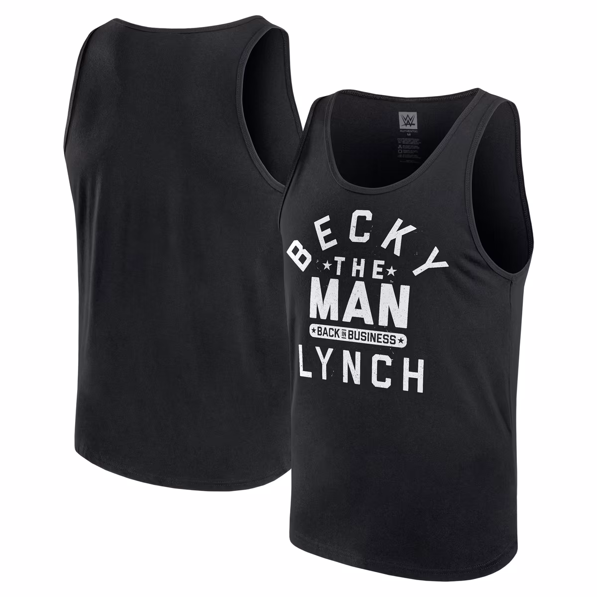 Men's Black Becky Lynch Back In Business Tank Top 2 Men's Black Becky Lynch Back In Business Tank Top