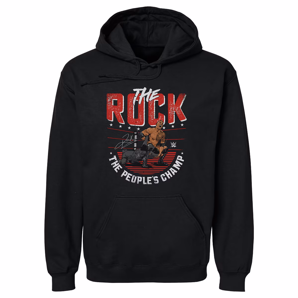 Men's 500 Level Black The Rock Sharpshooter Pullover Hoodie 5 Men's 500 Level Black The Rock Sharpshooter Pullover Hoodie