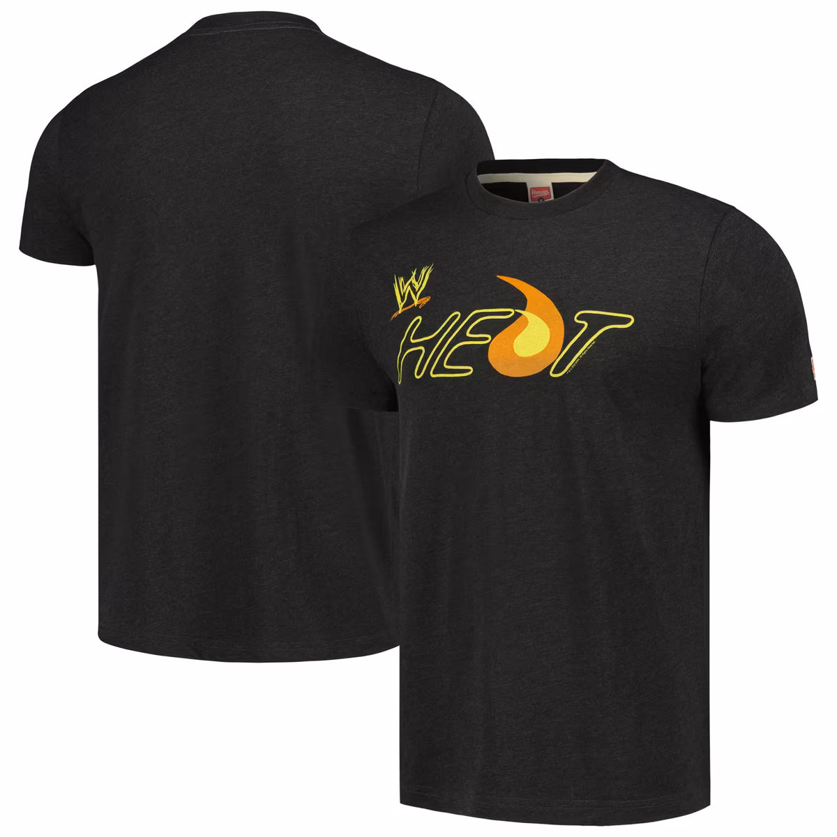 Men's Homage Black WWE Heat Tri-Blend T-Shirt 9 Men's Homage Black WWE Heat Tri-Blend T-Shirt