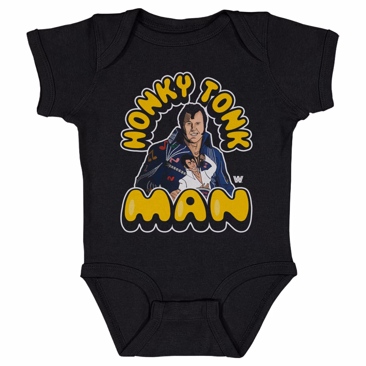 Infant 500 Level Black The Honky Tonk Man Comic Bodysuit