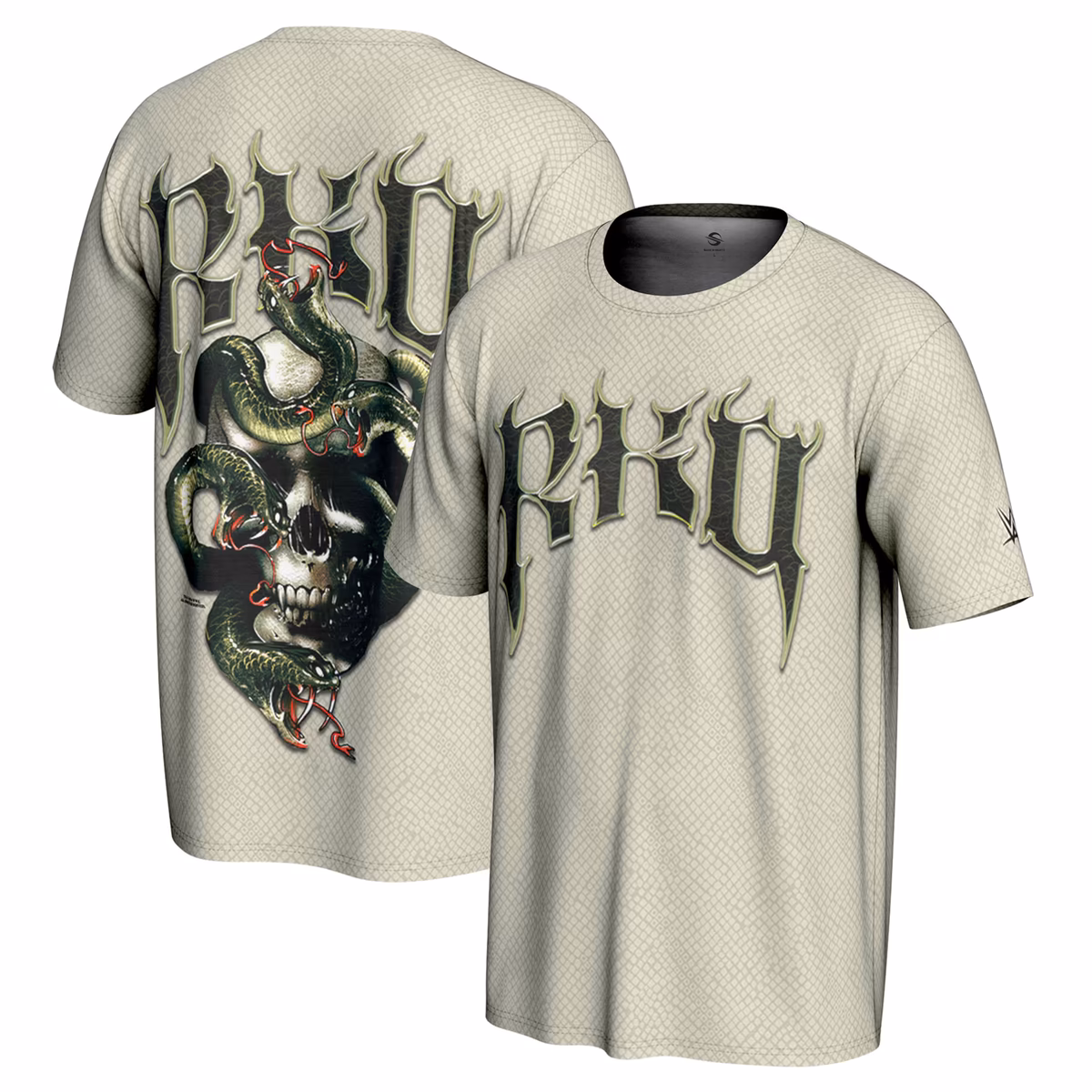 Men's ProSphere Tan Randy Orton RKO Skull T-Shirt 4 Men's ProSphere Tan Randy Orton RKO Skull T-Shirt