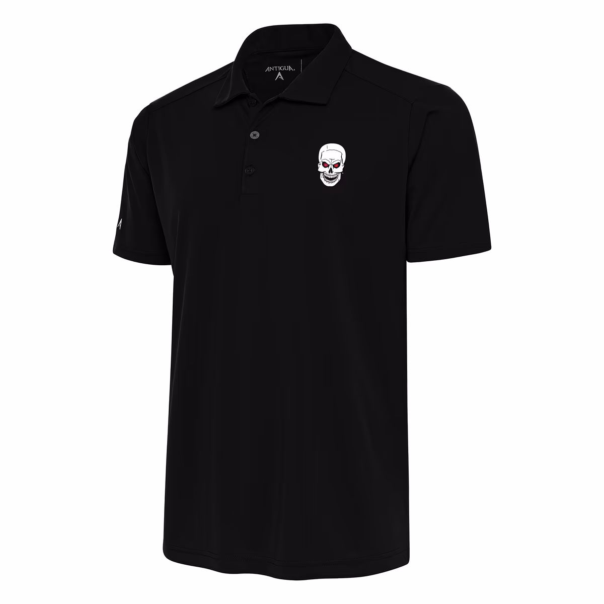 Men's Antigua Black "Stone Cold" Steve Austin Tribute Polo 9 Men's Antigua Black "Stone Cold" Steve Austin Tribute Polo