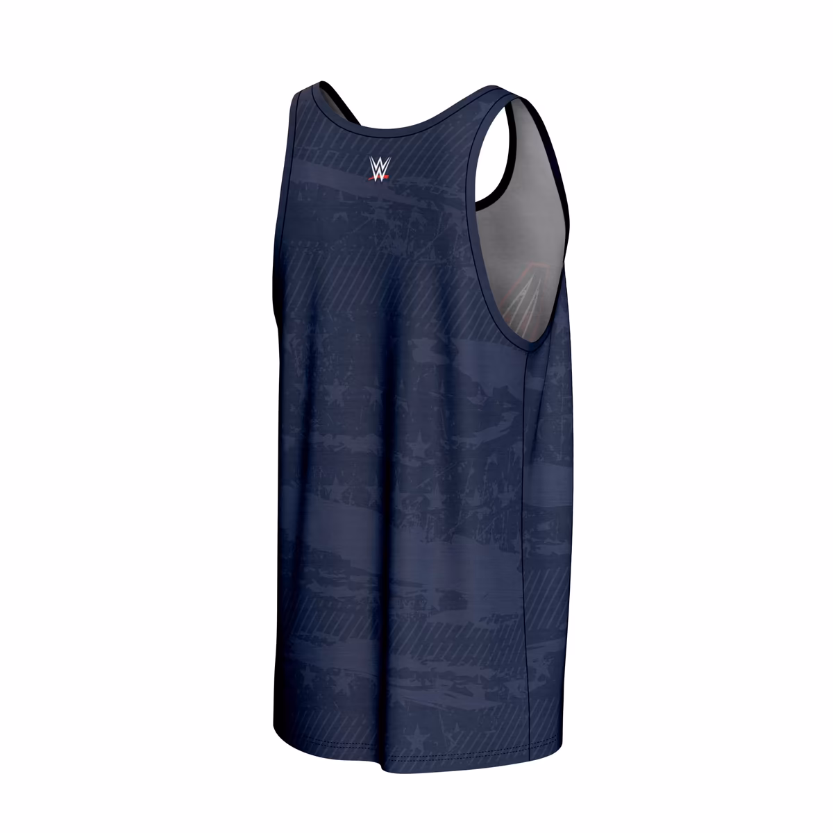 Men's ProSphere Navy WWE Logo Americana Tank Top 4 Men's ProSphere Navy WWE Logo Americana Tank Top