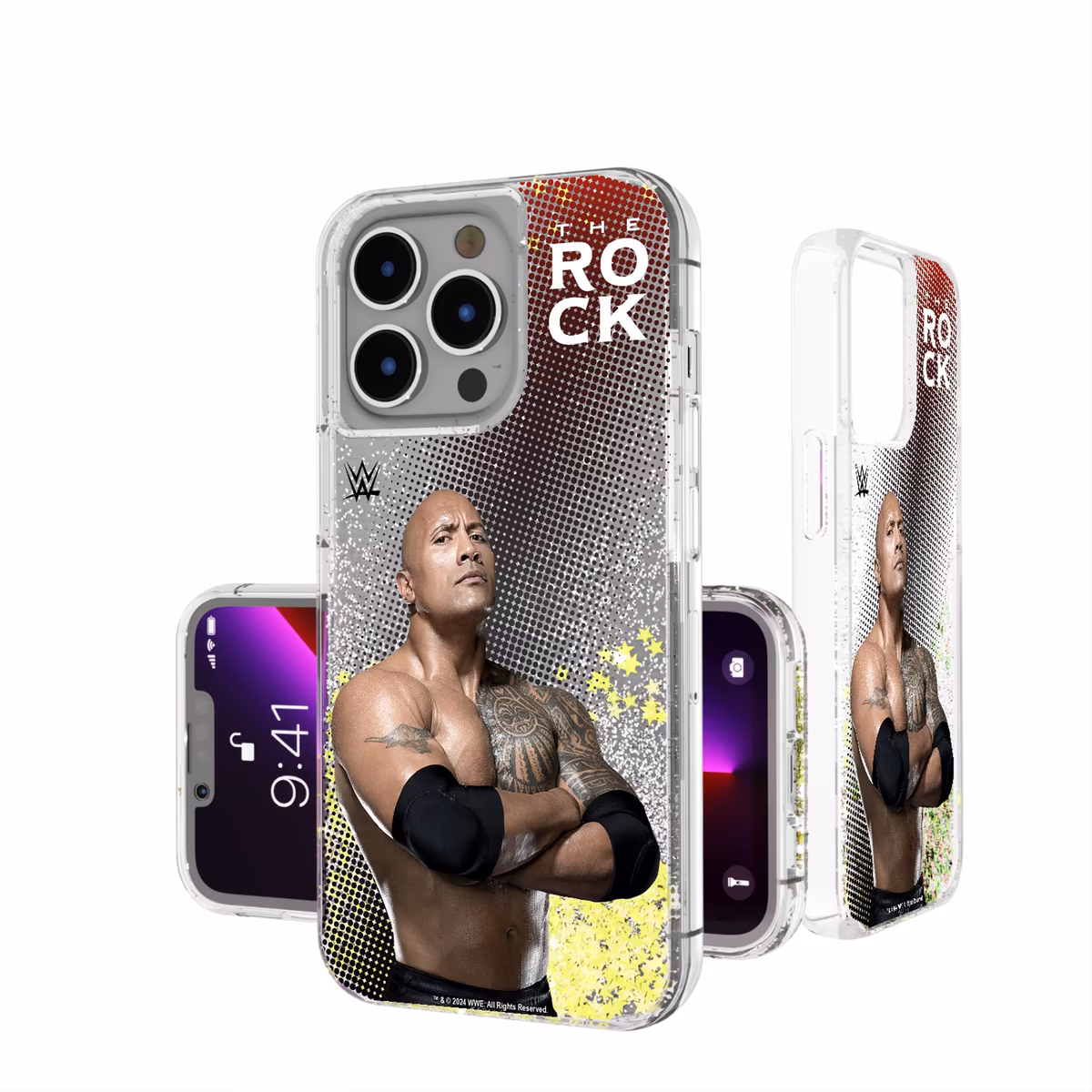 Keyscaper The Rock WWE Solid Superstar iPhone Glitter Case