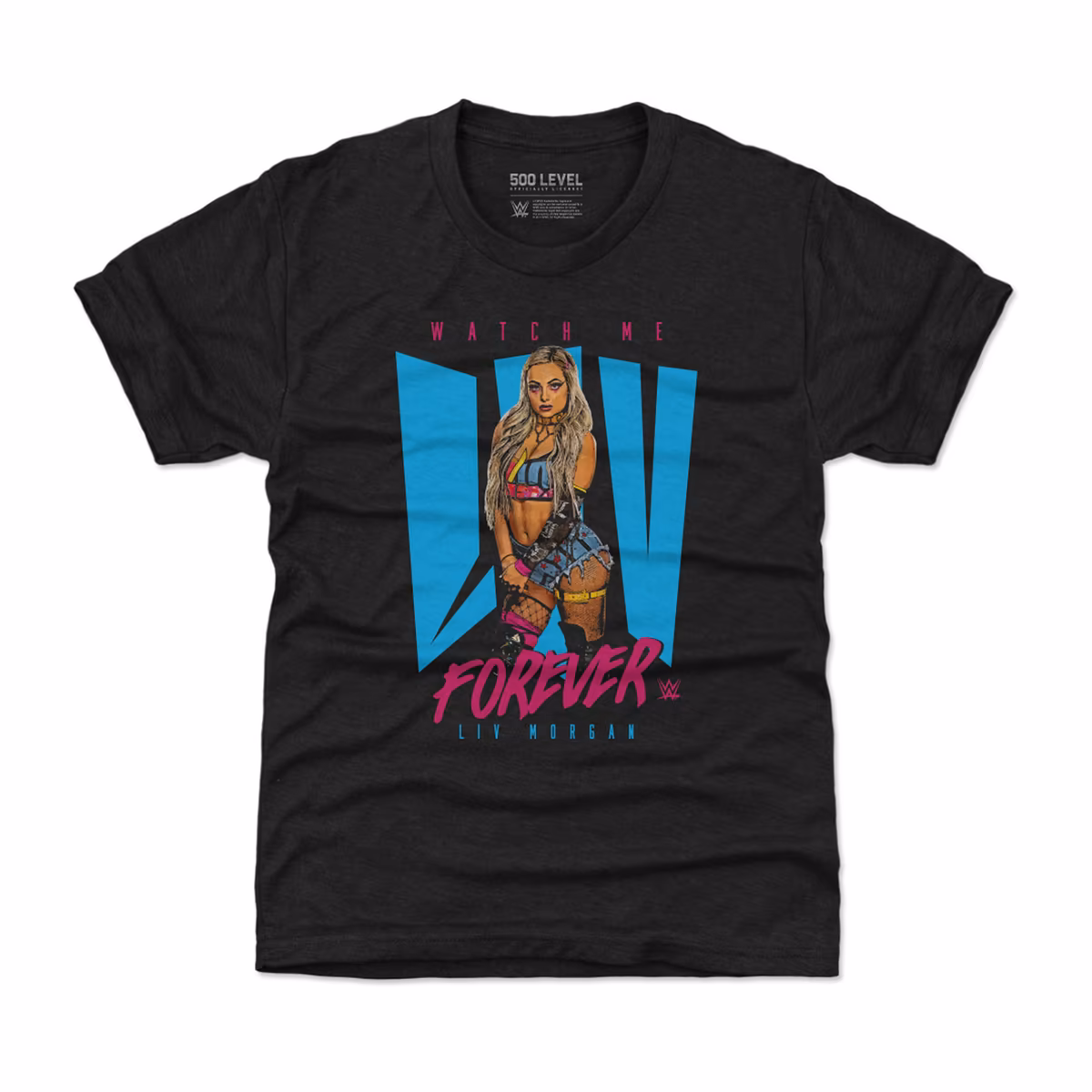 Youth 500 Level  Black Liv Morgan Forever T-Shirt