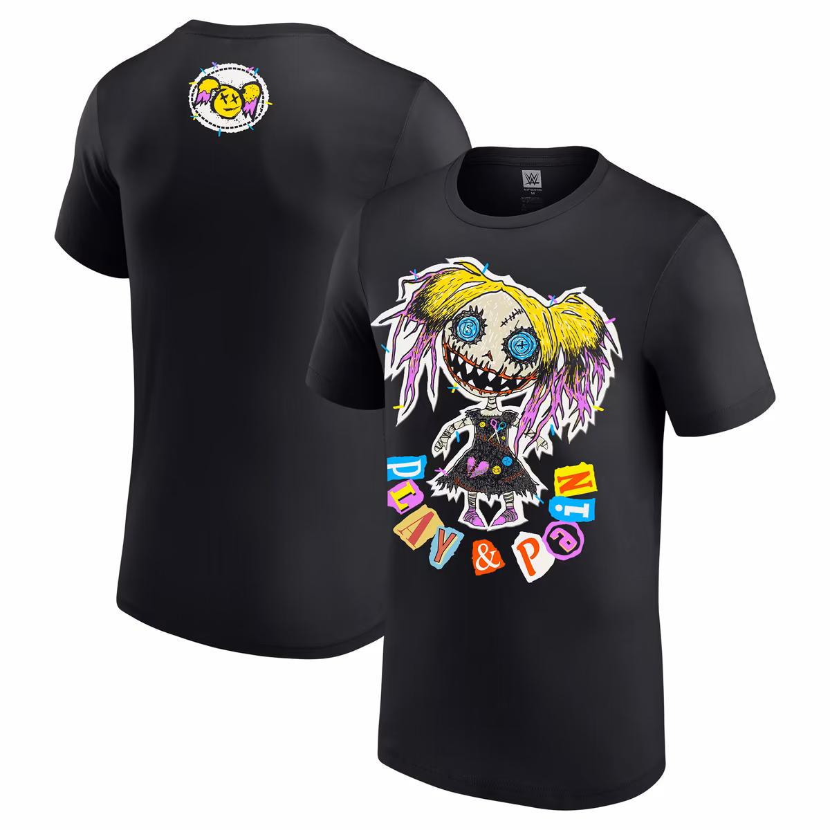 Men's Black Alexa Bliss Play & Pain T-Shirt