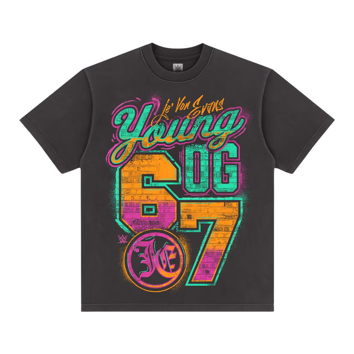 Men's Black Je'Von Evans Young OG Boxy T-Shirt