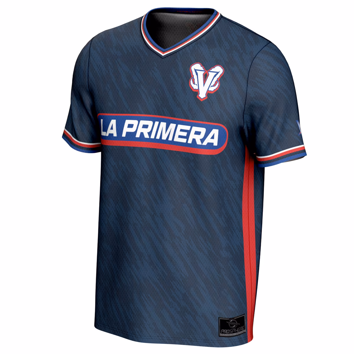Men's ProSphere Navy Stephanie Vaquer La Primera Fashion Soccer Jersey 3 Men's ProSphere Navy Stephanie Vaquer La Primera Fashion Soccer Jersey