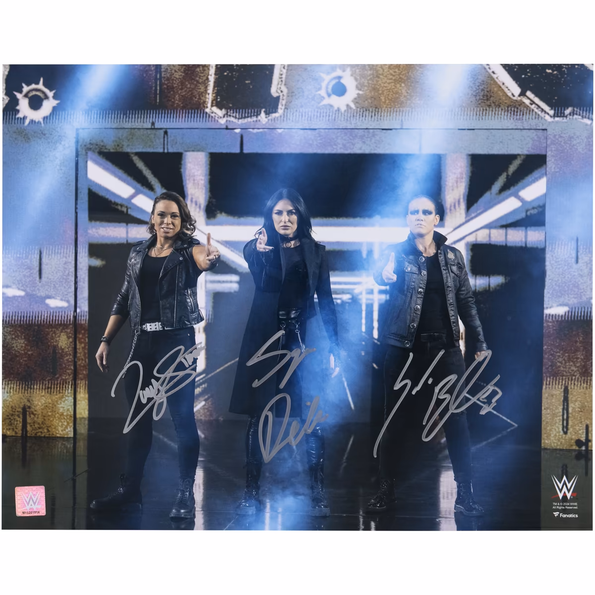 Pure Fusion Collective WWE Autographed 16" x 20" Entrance Photograph
