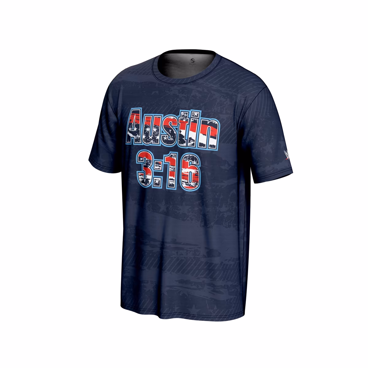 Men's ProSphere Navy "Stone Cold" Steve Austin Americana T-Shirt 3 Men's ProSphere Navy "Stone Cold" Steve Austin Americana T-Shirt