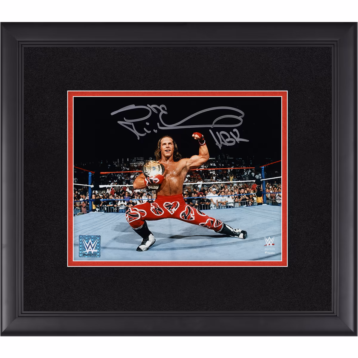 Shawn Michaels WWE Autographed Framed 8" x 10" In Ring Pose With Title Photograph 9 Shawn Michaels WWE Autographed Framed 8" x 10" In Ring Pose With Title Photograph