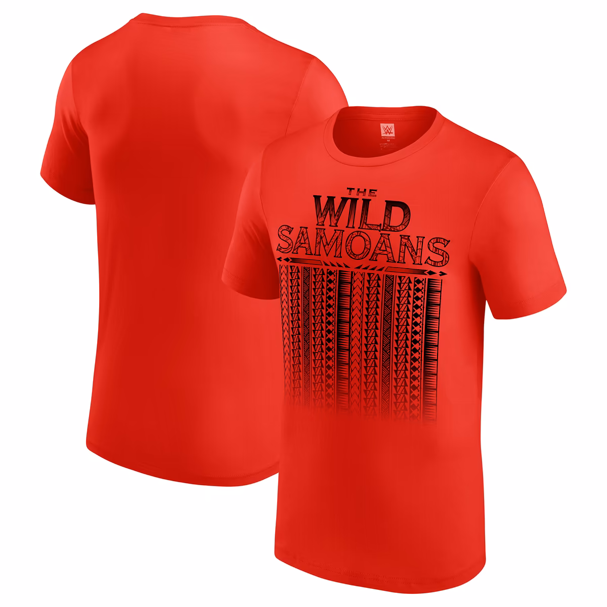 Men's Red The Wild Samoans Tribal T-Shirt