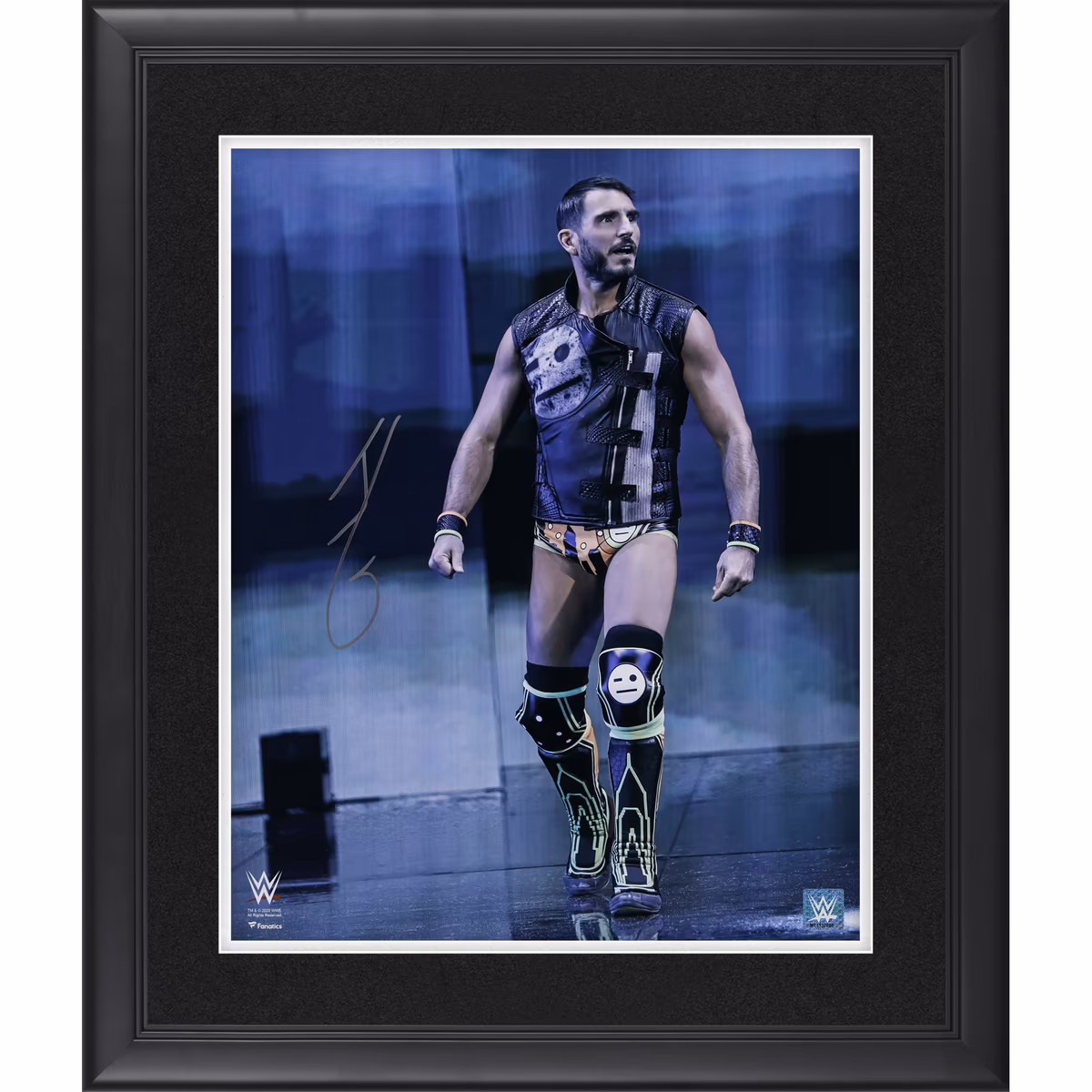 Johnny Gargano WWE Autographed Framed 16" x 20" Entrance Photograph