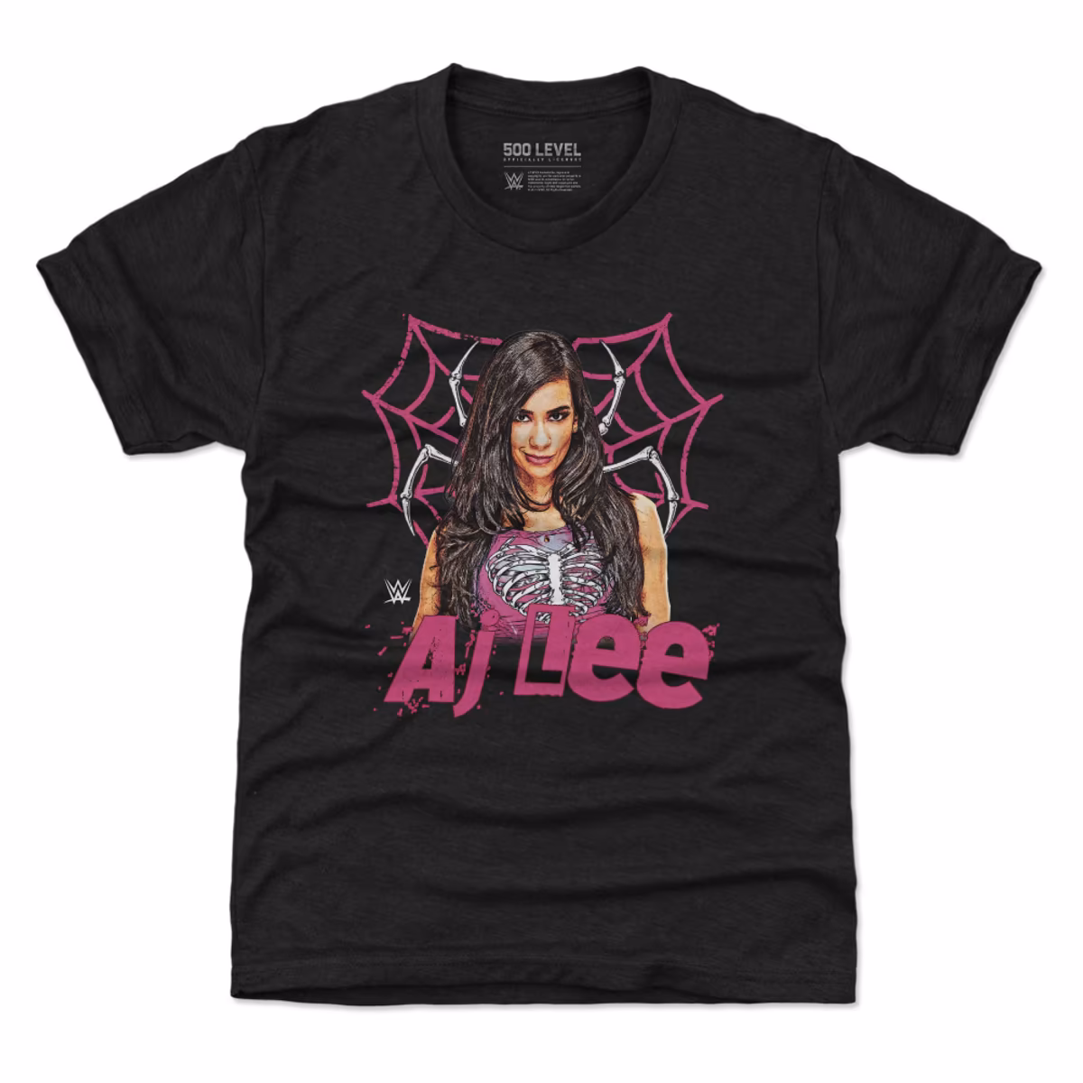 Youth 500 Level Heather Black AJ Lee Pose T-Shirt