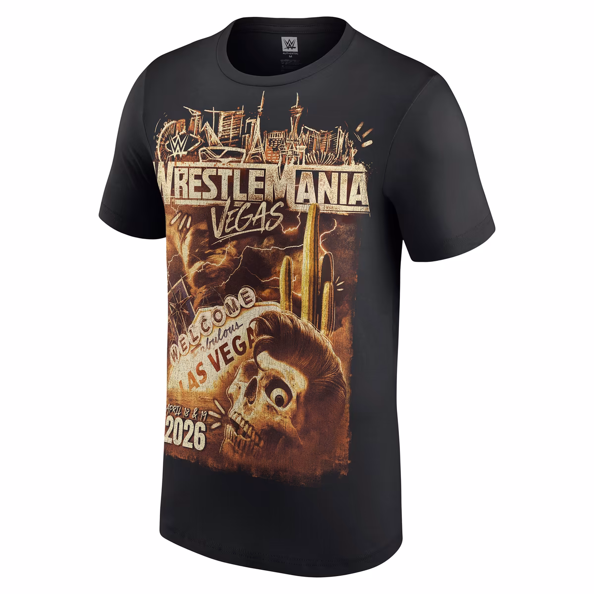 Men's Black WrestleMania 42 Wasteland T-Shirt 3 Men's Black WrestleMania 42 Wasteland T-Shirt