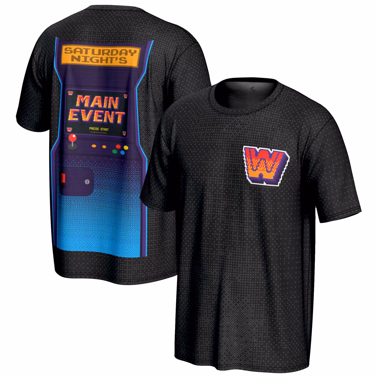 Men's ProSphere Black Saturday Night's Main Event Retro T-Shirt 3 Men's ProSphere Black Saturday Night's Main Event Retro T-Shirt