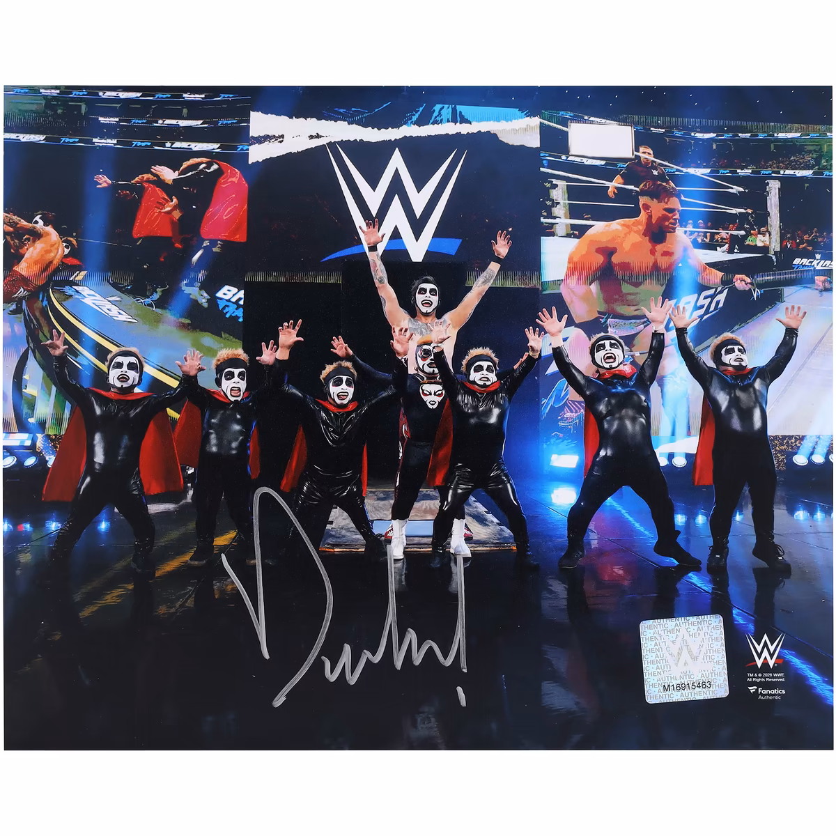 Danhausen WWE Autographed 8" x 10" Entrance with Minihausens Photograph