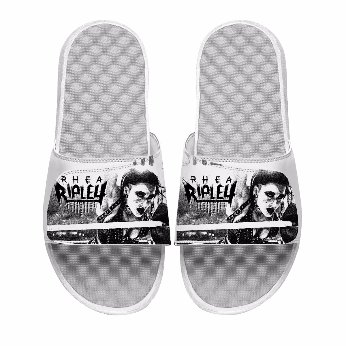 Unisex ISlide Rhea Ripley Collage Sandals 9 Unisex ISlide Rhea Ripley Collage Sandals