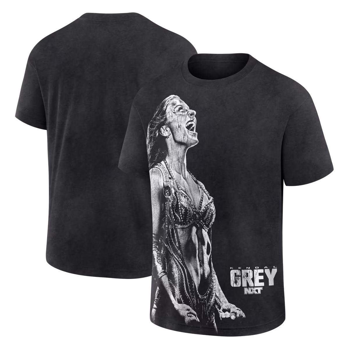 Men's Black Kendal Grey Photo Oversized T-Shirt 9 Men's Black Kendal Grey Photo Oversized T-Shirt