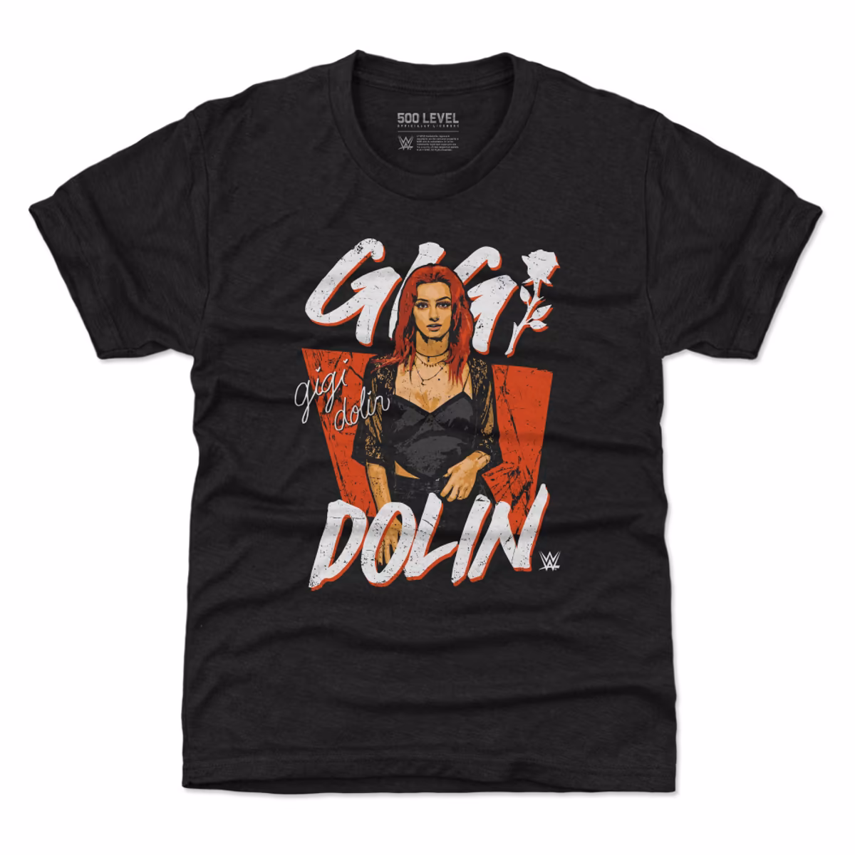 Youth 500 Level Heather Black Gigi Dolin Pose T-Shirt