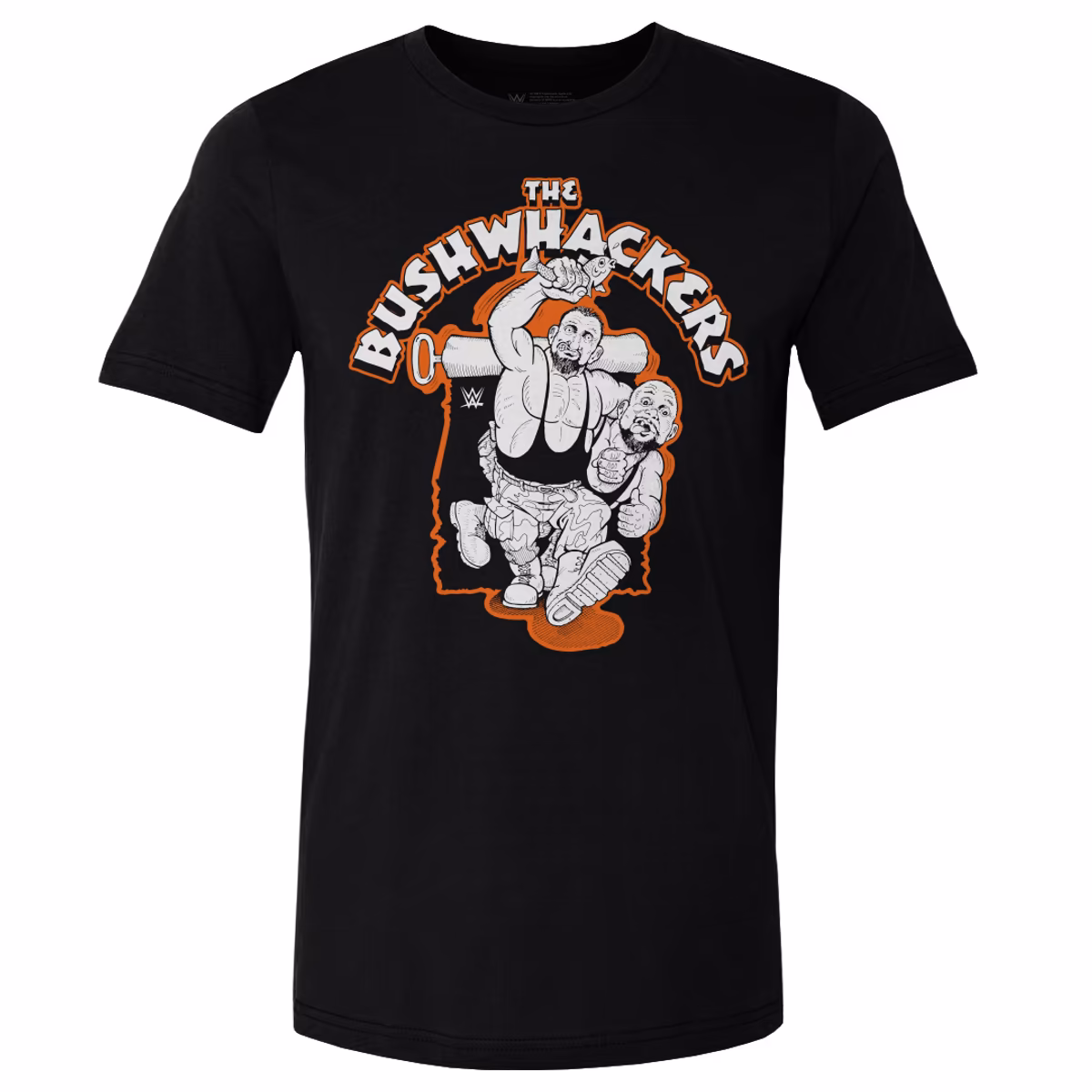 Men's 500 Level Black The Bushwhackers Caricature T-Shirt