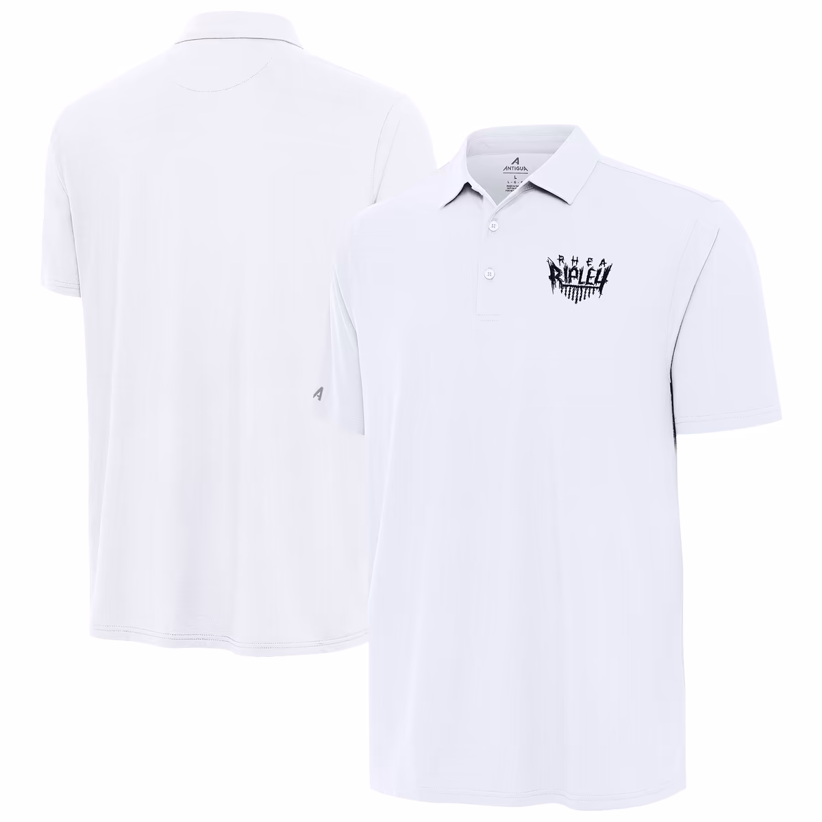 Men's Antigua White Rhea Ripley Era Polo 2 Men's Antigua White Rhea Ripley Era Polo