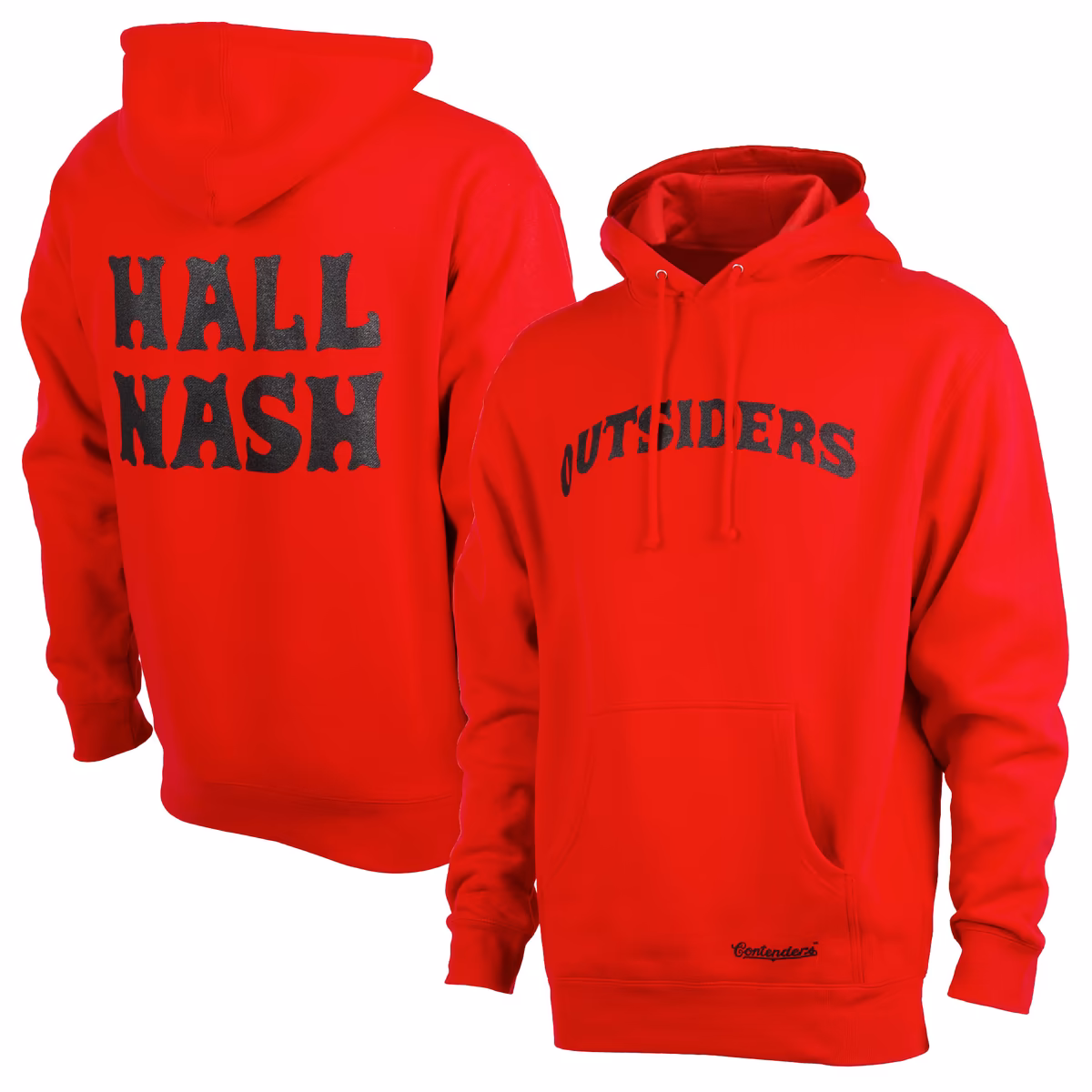Men's Contenders Clothing Red The Outsiders Logo Pullover Hoodie 1 Men's Contenders Clothing Red The Outsiders Logo Pullover Hoodie