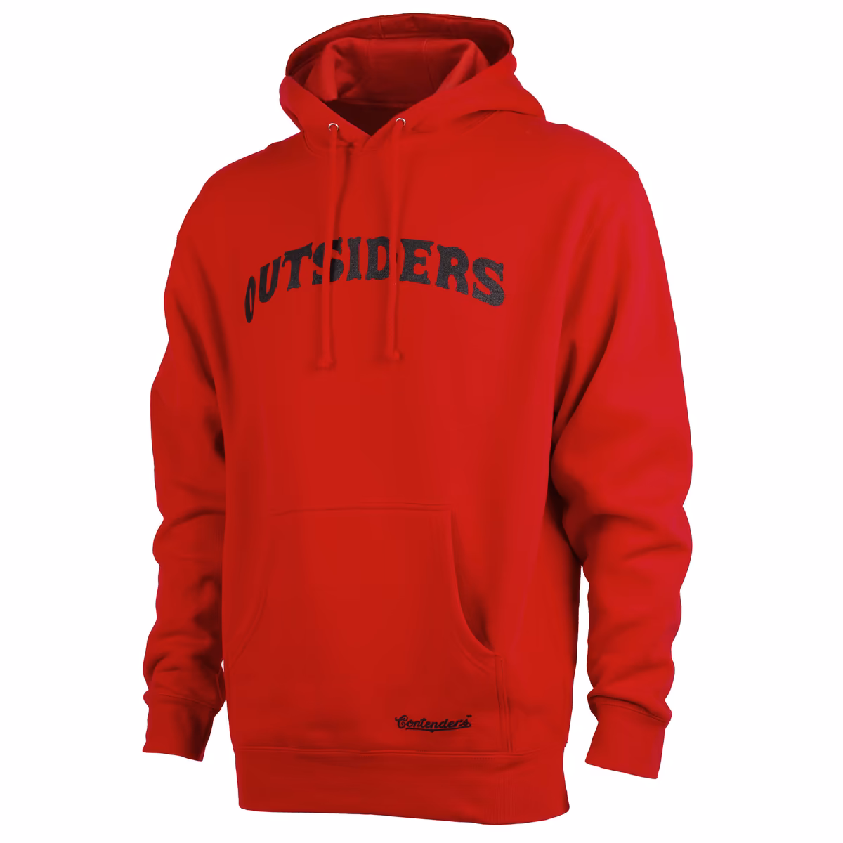 Men's Contenders Clothing Red The Outsiders Logo Pullover Hoodie 3 Men's Contenders Clothing Red The Outsiders Logo Pullover Hoodie