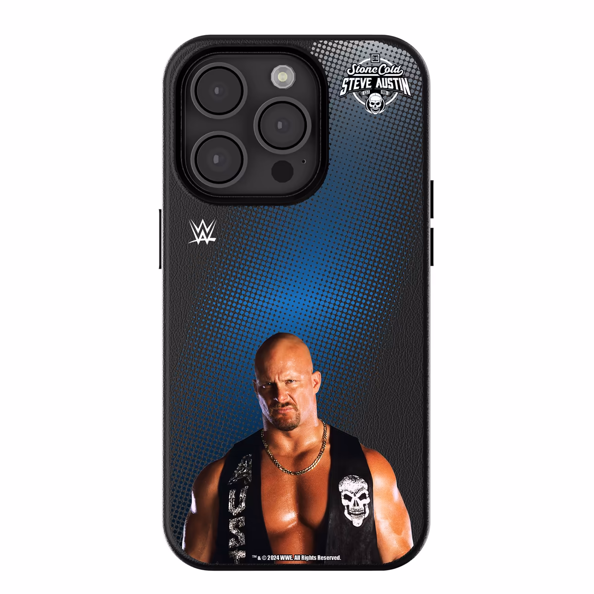 Keyscaper "Stone Cold" Steve Austin WWE Blues Superstar iPhone Magnetic Bump Case