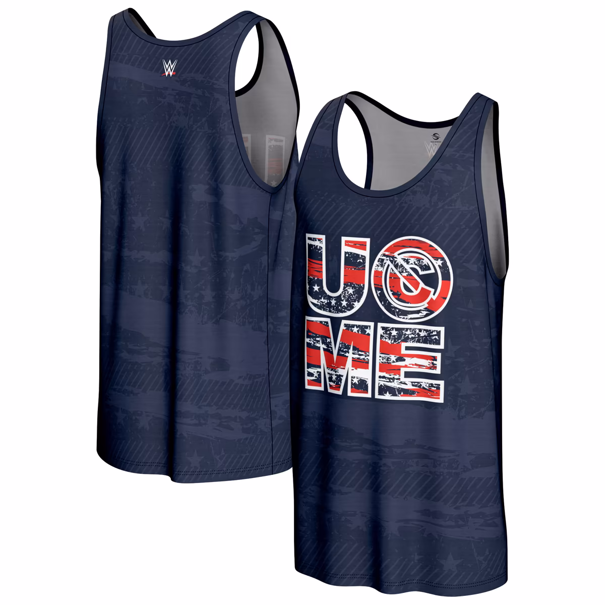 Men's ProSphere Navy John Cena Americana Tank Top 2 Men's ProSphere Navy John Cena Americana Tank Top