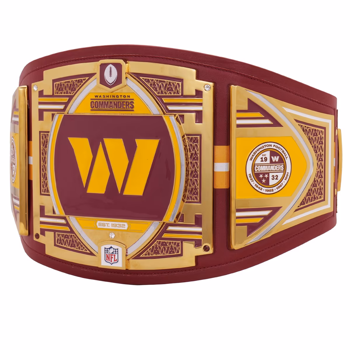 Washington Commanders WWE Legacy Title Belt 4 Washington Commanders WWE Legacy Title Belt