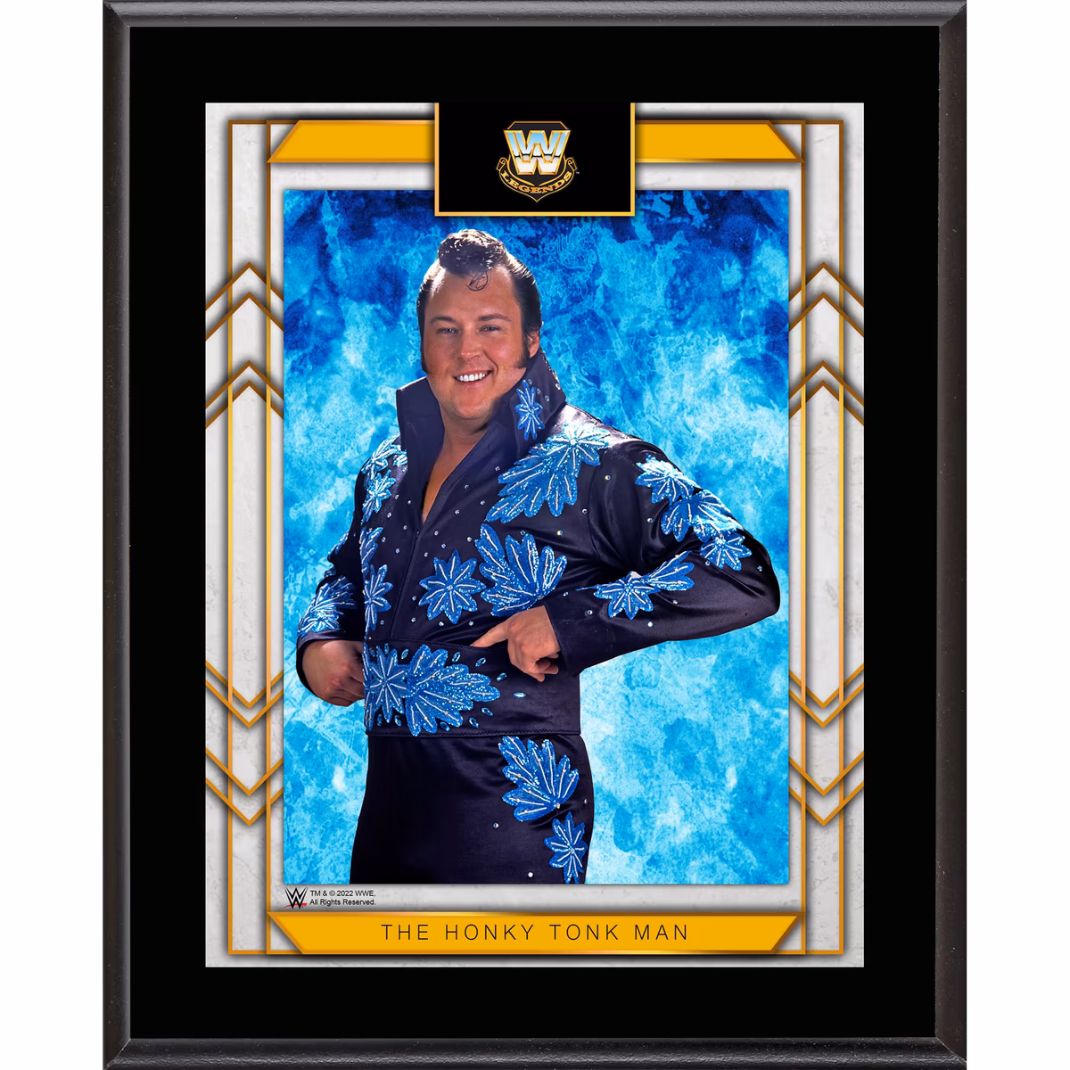 The Honky Tonk Man WWE Framed 10.5" x 13" Sublimated Plaque