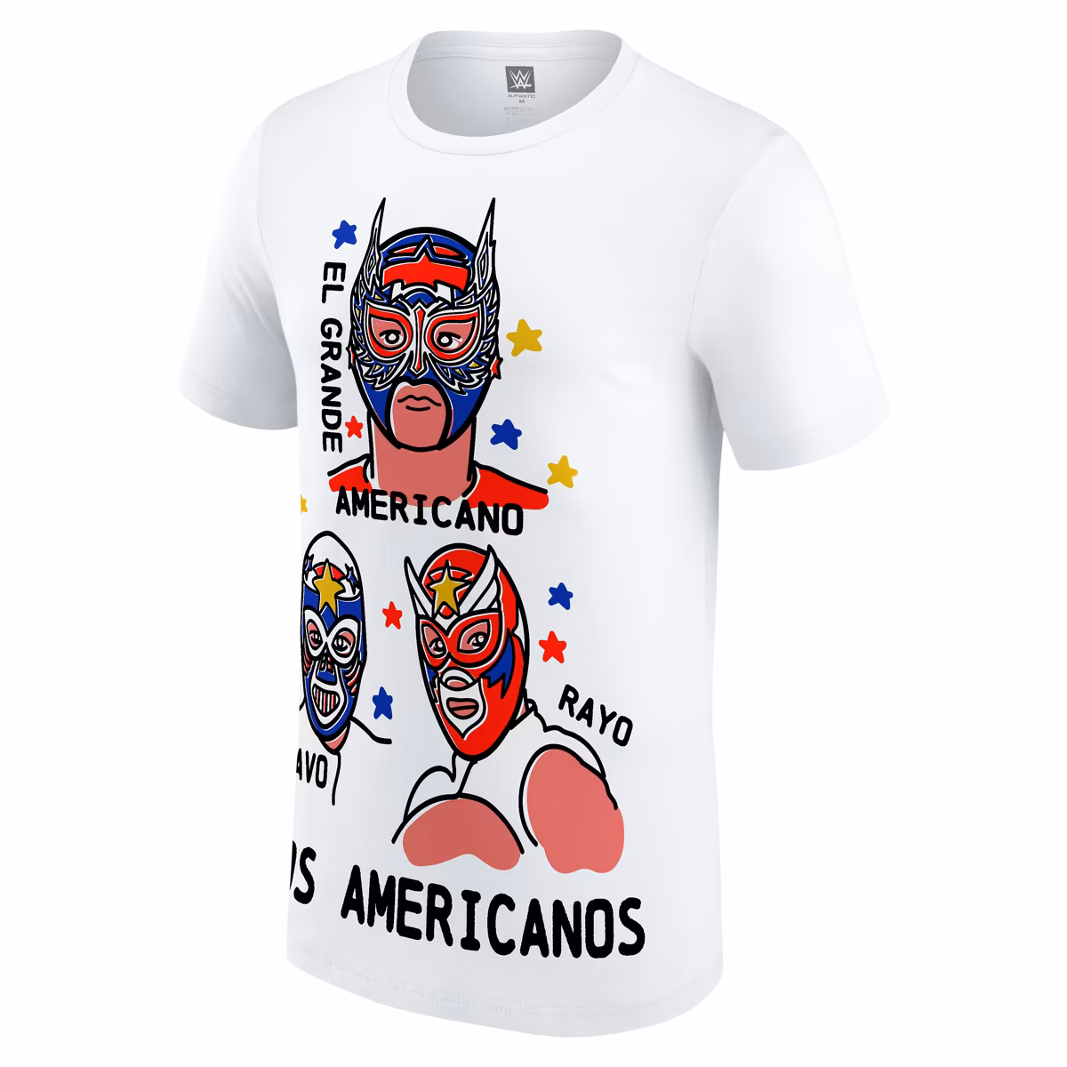 Men's White El Grande Americano Los Americanos Trio T-Shirt 3 Men's White El Grande Americano Los Americanos Trio T-Shirt